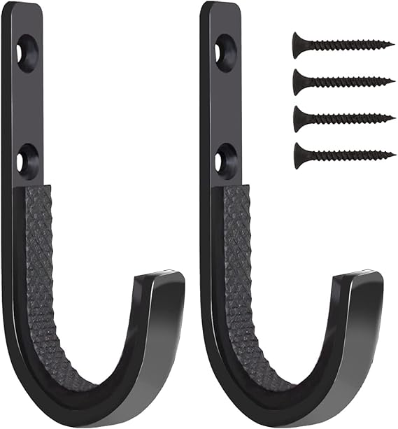 Gun Rack Storage Rifle Shotgun Hooks Wall Mount Hangers Archery Bow Soft Padding