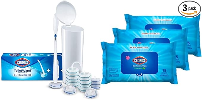 Clorox ToiletWand + Wipes Bundle, Fresh Scent