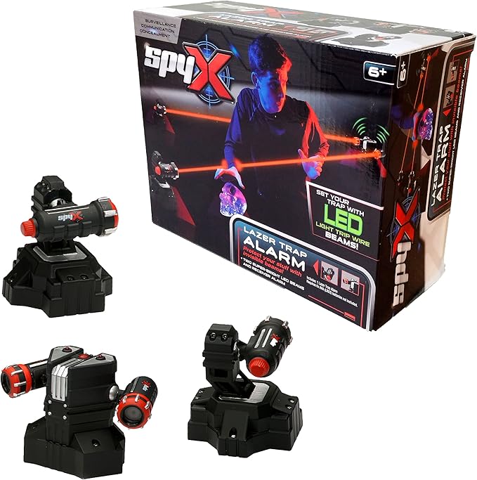 SpyX Lazer Trap Alarm – Infrared Beam Motion Sensor Spy Toy