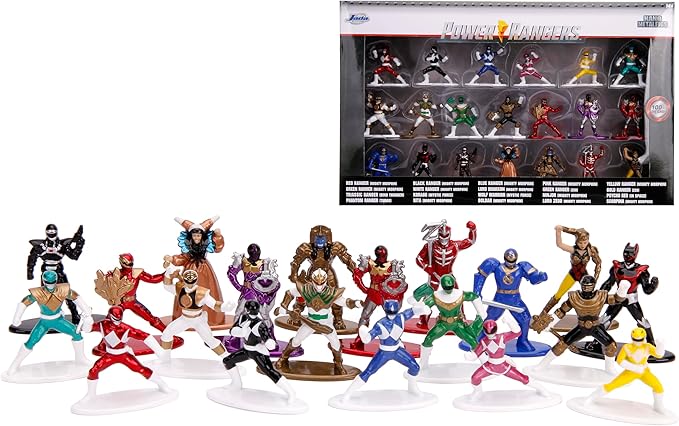 Jada Power Rangers 1.65" Die-cast Metal Collectible Figures 20-Pack