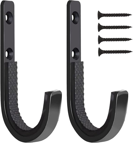Gun Rack Storage Rifle Shotgun Hooks Wall Mount Hangers Archery Bow Soft Padding