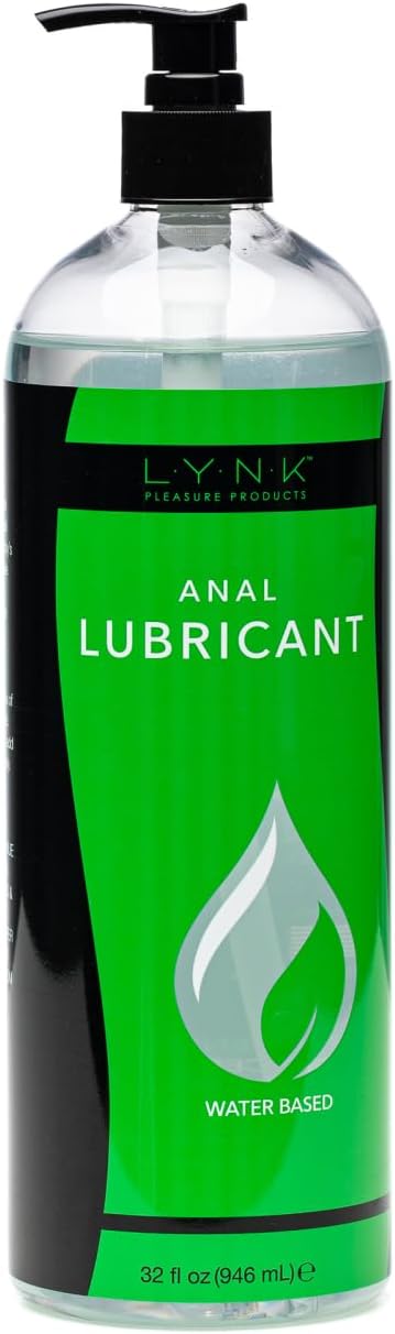 Lynk Pleasure Products Personal Lubricant Water Based 32Oz, Anal Lube