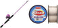 Slingshot Spincast Reel and Fishing Rod Combo, 5'6" 2-Piece Fishing Pole, Size