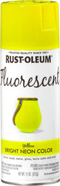 Rust-Oleum 342571 Specialty Fluorescent Spray Paint, 11 oz, Yellow