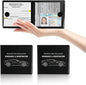 2 Pack Car Registration & Insurance Holders Premium Document Organizers Wallet