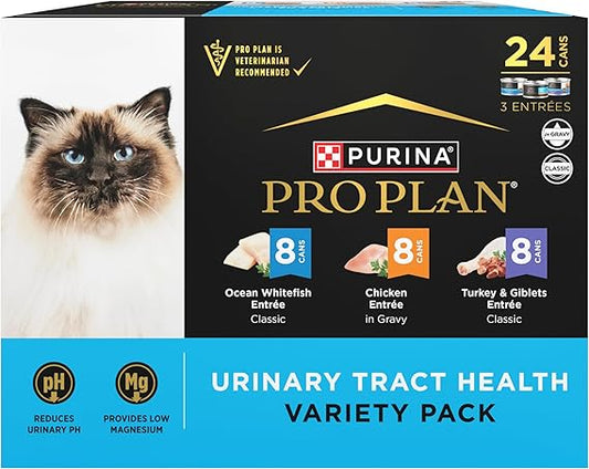 Purina Pro Plan Urinary Wet Food Variety Pack, 3oz, 24 Cans