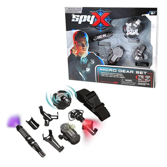 SpyX Micro Gear Set – 4 Spy Tools + Belt for Kids Role Play