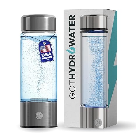 GotHydroWater Hydrogen Water Bottle 1.6 PPM Quick Hydrogenation 420ml Portable