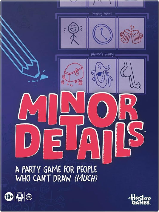 Minor Details – Party Drawing Game (Ages 13+, 3-6 Players)