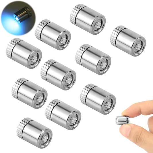 10 Pcs Mini Electric Lights for Doll house Hand Craft DIY with Battery 7 Colors