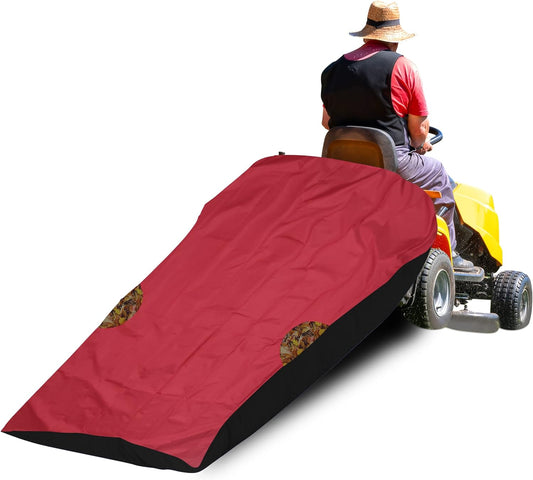 Lawn Tractor Leaf Bag for Collecting Leaves with Zipper Abrasion-Resistant Hi...