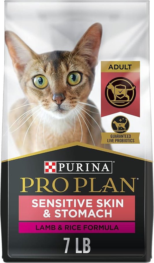 Purina Pro Plan Sensitive Stomach Dry Food, Lamb & Rice, 7lb