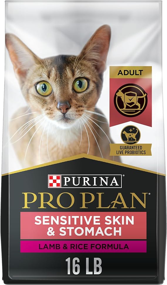 Purina Pro Plan Sensitive Stomach Dry Food, Lamb & Rice, 16lb