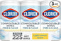 Clorox Free & Clear Wipes, Lemon, 75ct, 3-Pack
