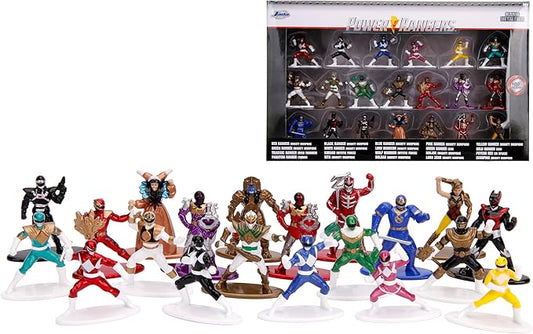 Jada Power Rangers 1.65" Die-cast Metal Collectible Figures 20-Pack