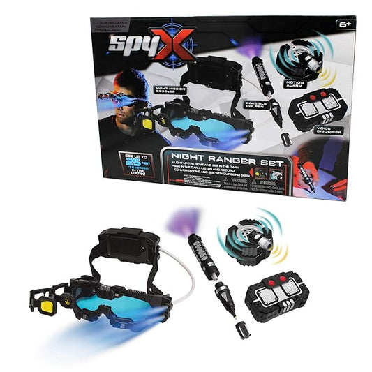 SpyX Night Ranger Set – Goggles, Alarm, Voice Changer, Ink Pen