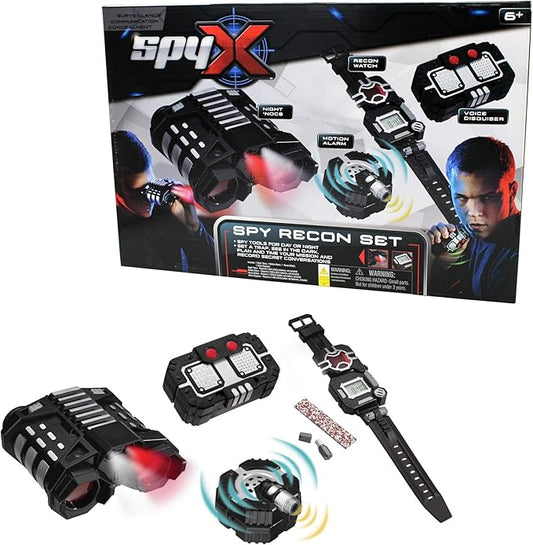 SpyX Recon Set – Nocs, Voice Changer, Watch, Motion Alarm