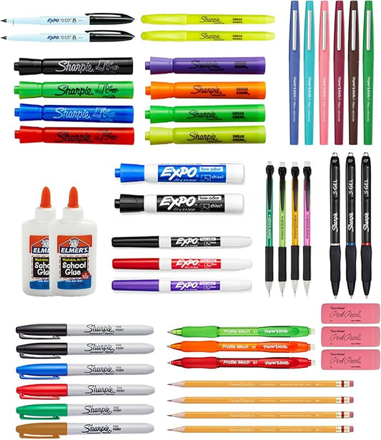 Sharpie School Variety Pack, 48ct – Expo, Paper Mate, Elmer’s & More