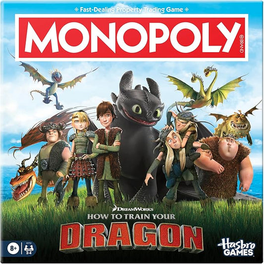 Monopoly: How to Train Your Dragon Edition (Ages 8+, 2-4 Players)