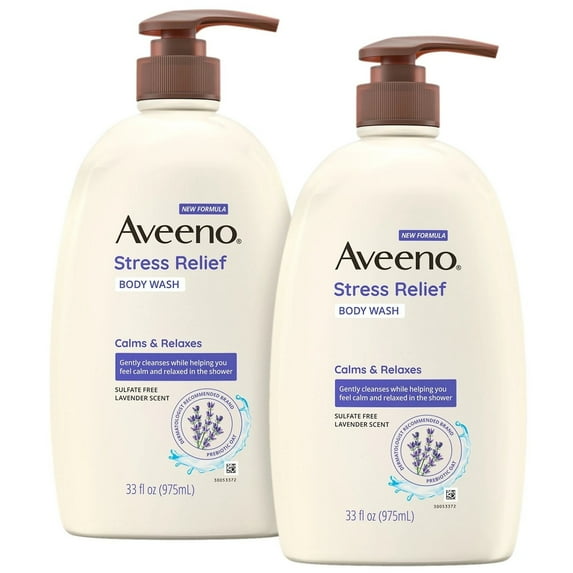 Aveeno Stress Relief Body Wash with Lavender & Chamomile, 33 fl. oz., 2 pk.Avee